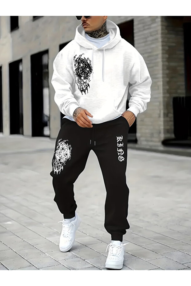 Calle 00 Premium 3 Threaded Oversize Hoodie Set Series