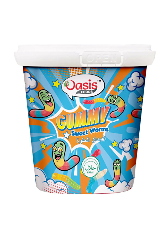 Sweet Gummy Worms 160g x 24
