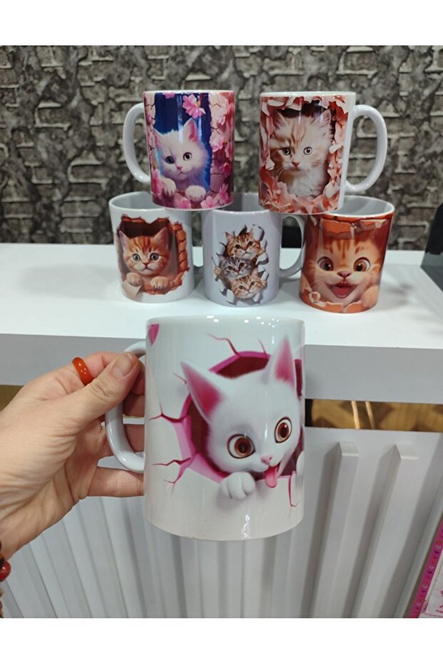 كوب على شكل حرف 1 قطعة - 5