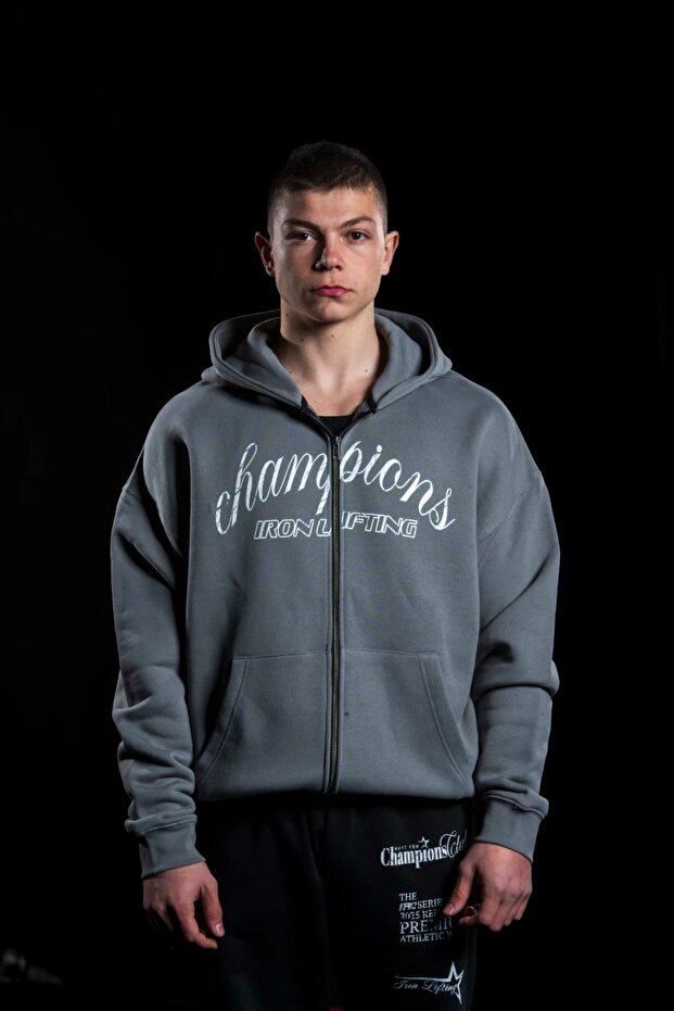 iac iron athletics club Champion's Zip Hoodie