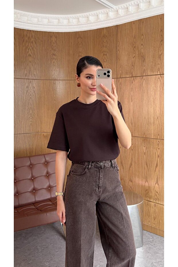 Kahve Basic Premium Tshirt - 1