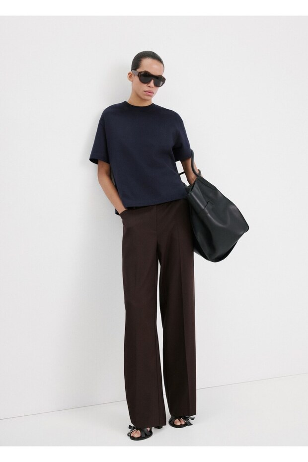 Oversize pamuklu tişört - 2