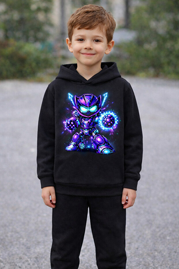 Soft 3 Thread Children's Tracksuit Set - 1