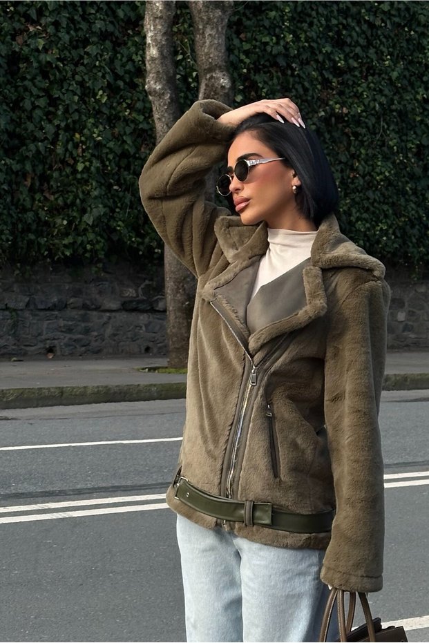 Winterjacke - Khaki - Basic