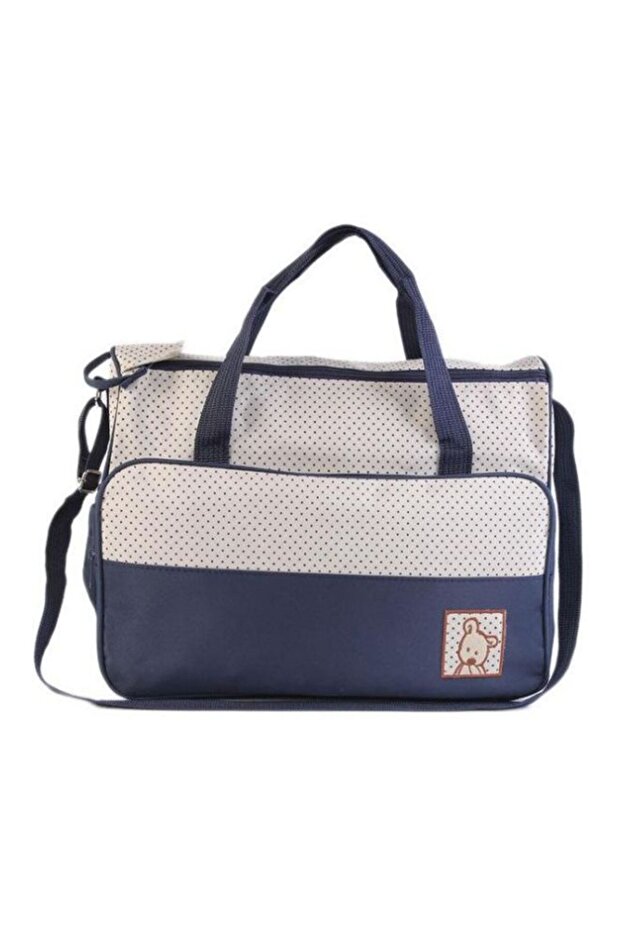 5-Piece Polyester Diaper Bag Set - 1