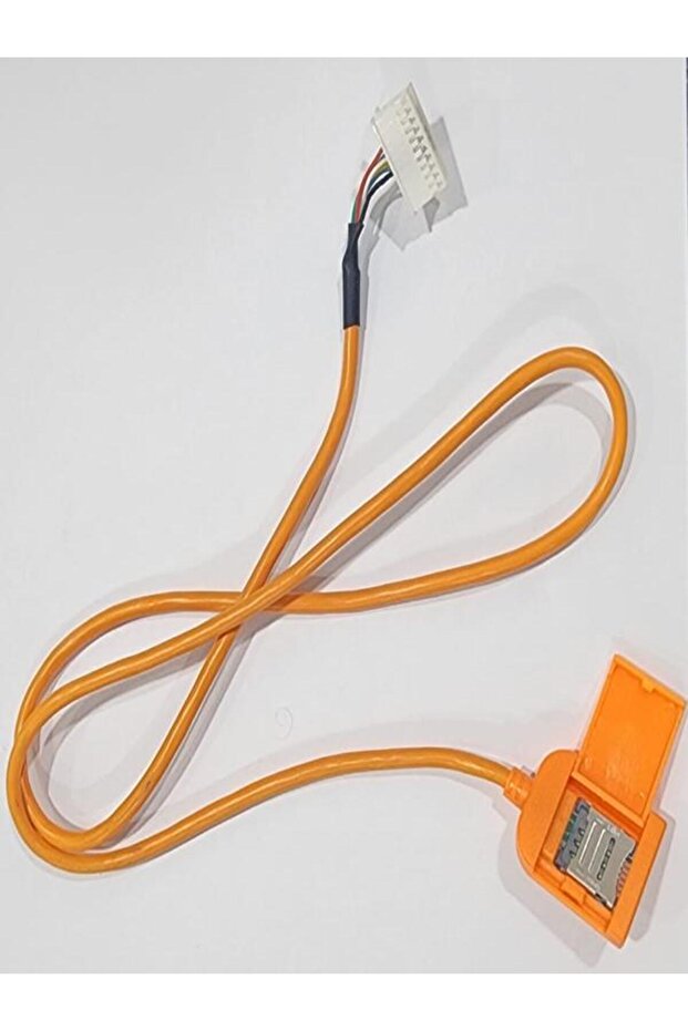 SIM Card Extension Cable with Multi-Pin Harness Adapter, Orange Wire Slot Extender