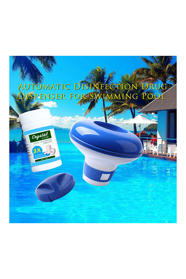 Pool Cleaning Float And Purifier Tablets Kit Multicolour - 3