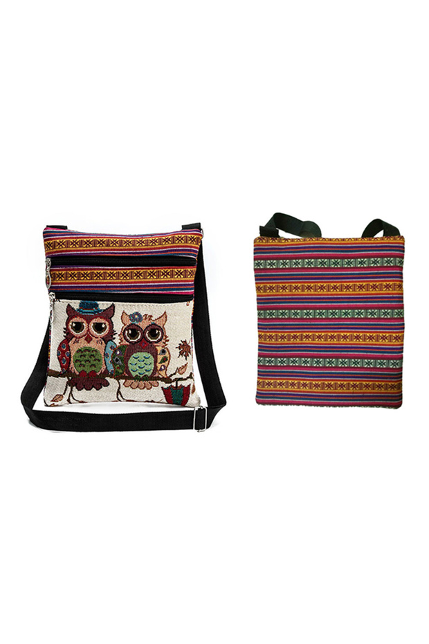 Adjustable Strap Croddbody Bag Multicolour - 2