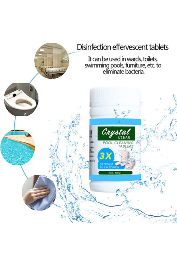 Pool Cleaning Float And Purifier Tablets Kit Multicolour - 5