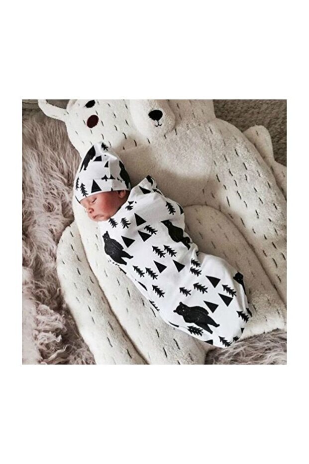 لفافة نوم مطبوعة مع غطاء - 2