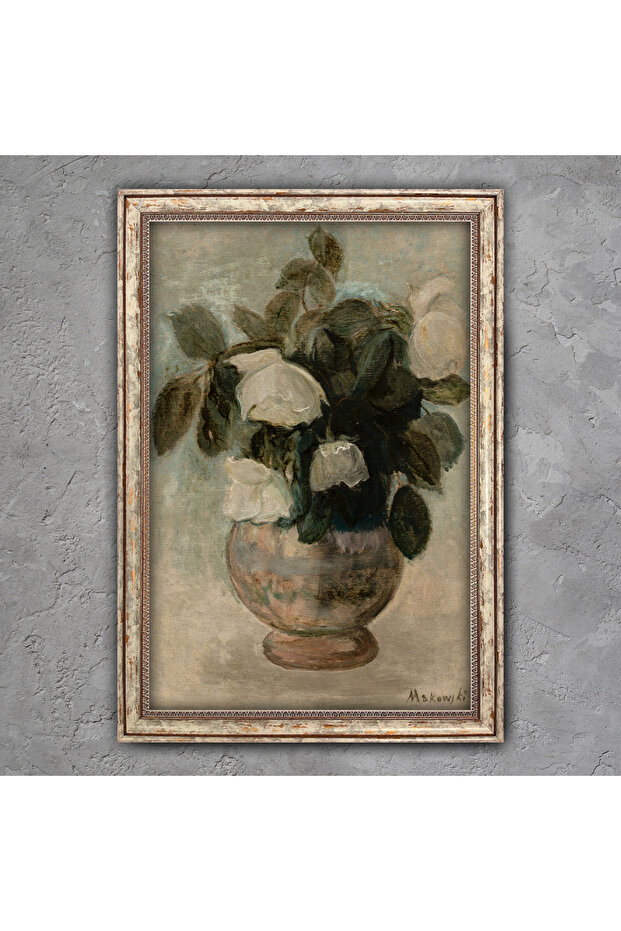 Eskitme Çerçeveli Tablo - 1