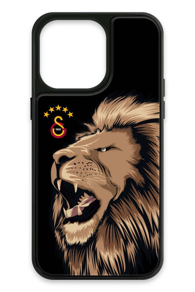 iPhone 15 Pro Max Compatible Lion-Like Kükre Glass Licensed Phone Case