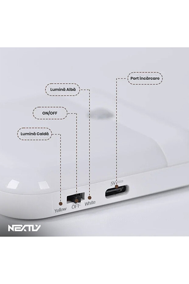 Portable LED Lamp, Motion Sensor, USB Charge - 7