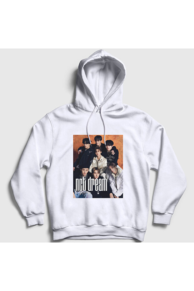 Unisex White Members K-Pop Nct Dream Hooded Sweatshirt 598471Tt
