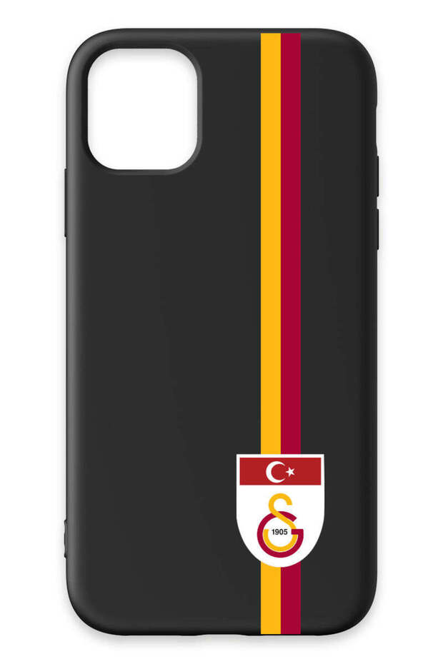 iPhone 11 Compatible Parted Stripe Flag Arma Black Silicone Licensed Phone Case