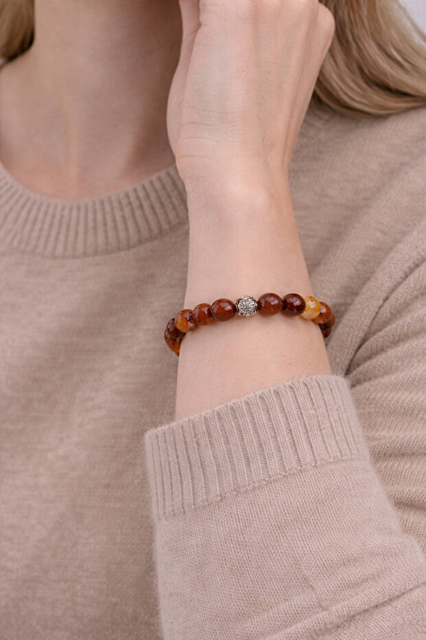 Square Cut Natural Stone Agate - 1