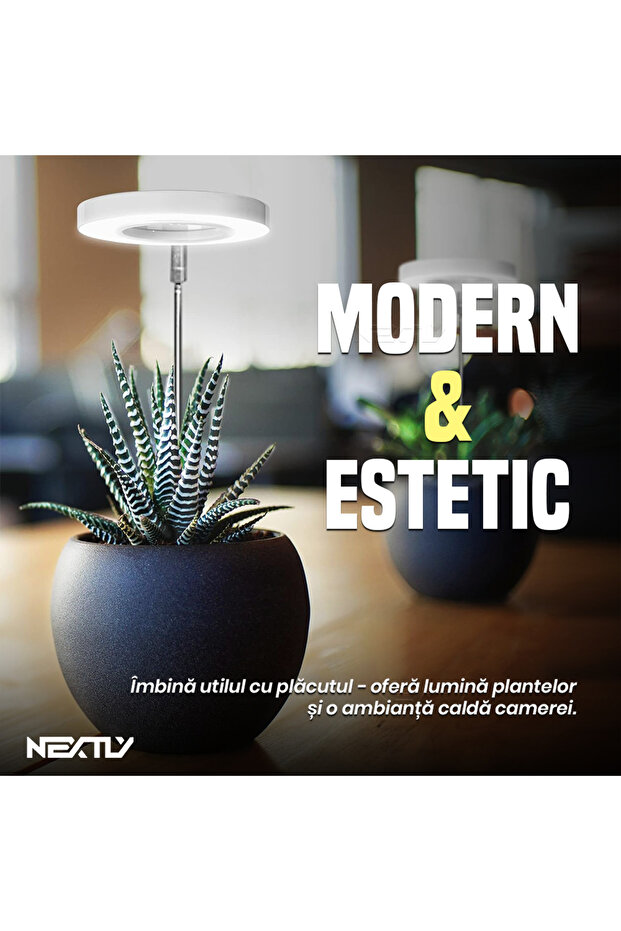 LED UV Grow Light NEXTLY, adjustable, timer, white - 4