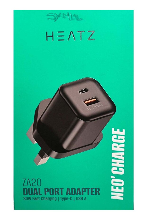 ZA20 Dual Port Adapter 30W Fastcharger /Type-c/USB-A