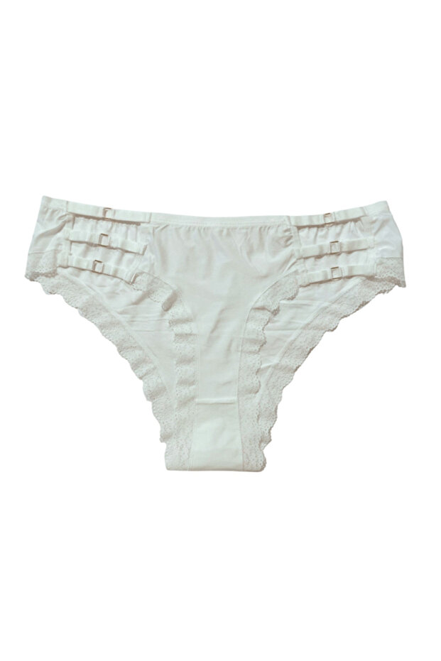 Lace Trim Slip Panties (L-Xl)