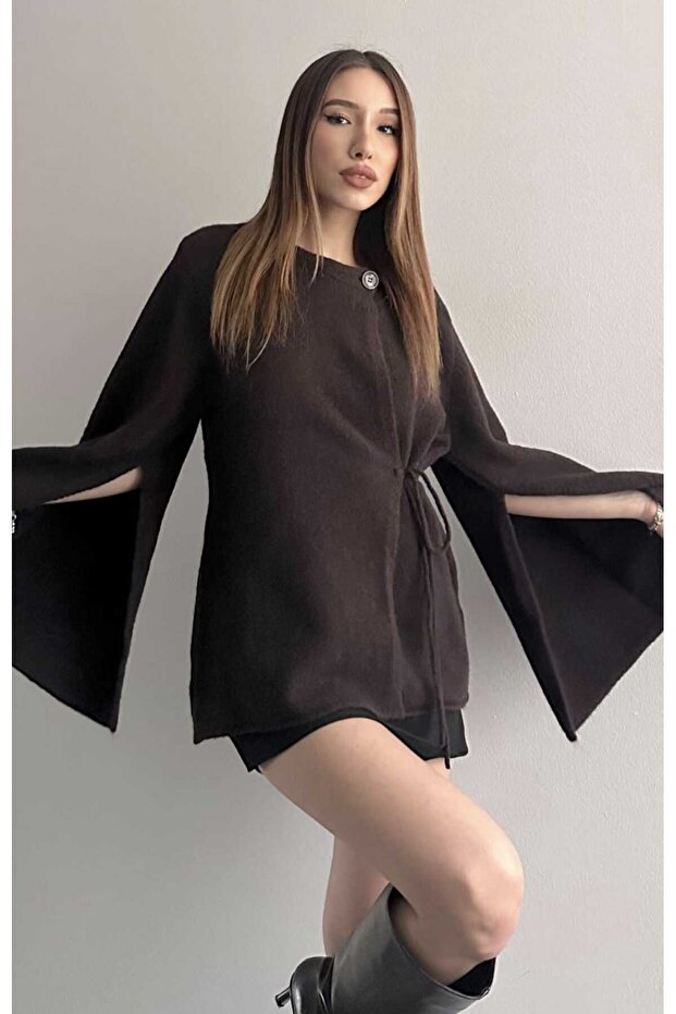 Cape Cut Wool Blend Voss Knitwear