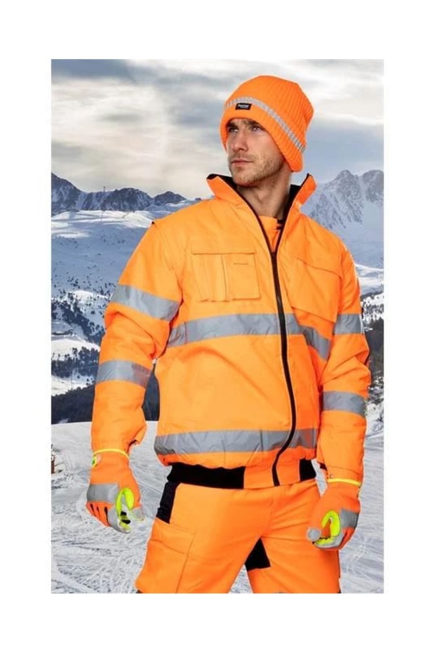 Orange reflective visor, SPARK - 2