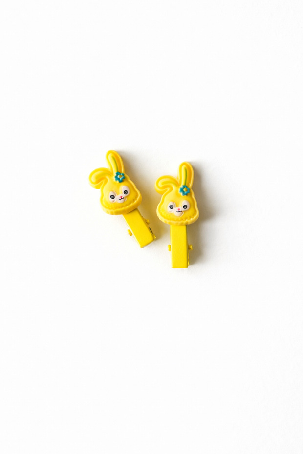 Set of 2 Rabbit Figured Latch Buckles