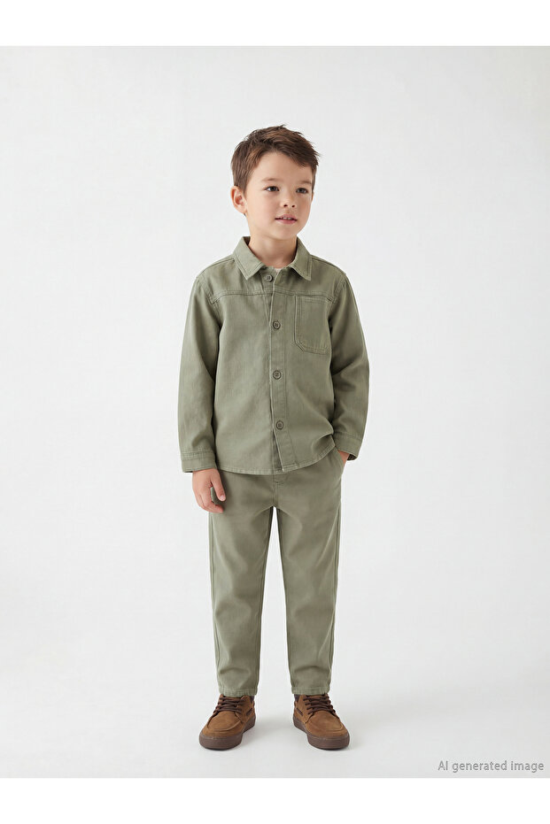 Esvab • Modern & Distinctive Boys' Gabardine Shirt and Pants