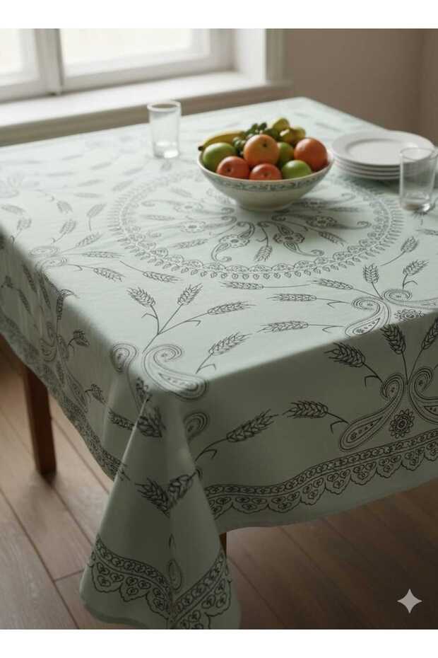 Başak Patterned Tablecloth Table Cloth - 1