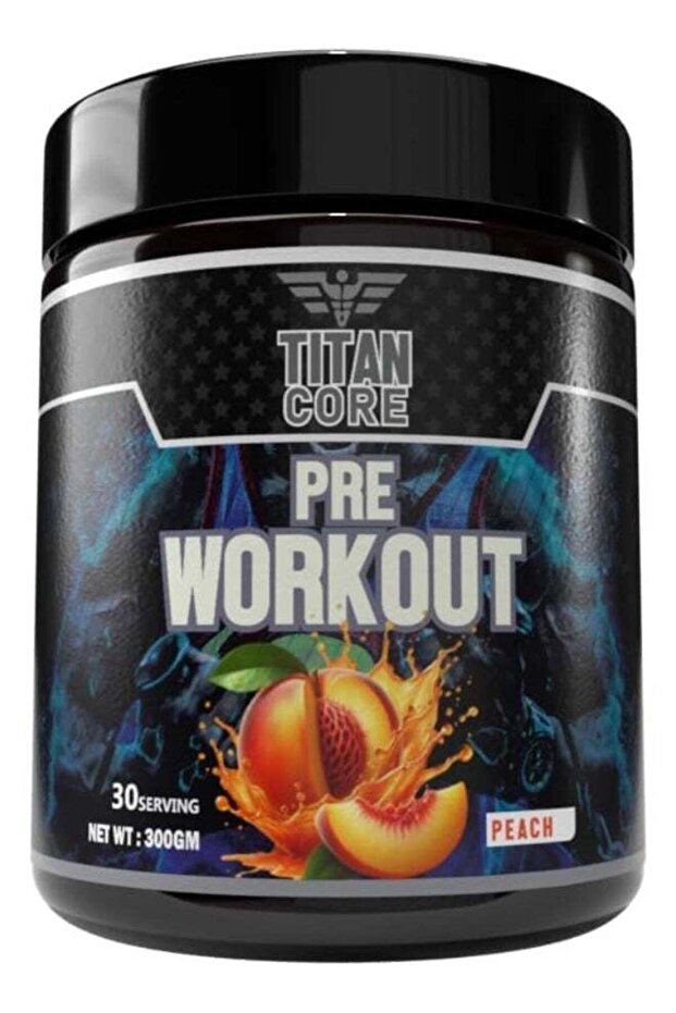 Pre-Workout – Explosive Energy, Focus & Pump for Peak Training - Peach Flavour - 300gm