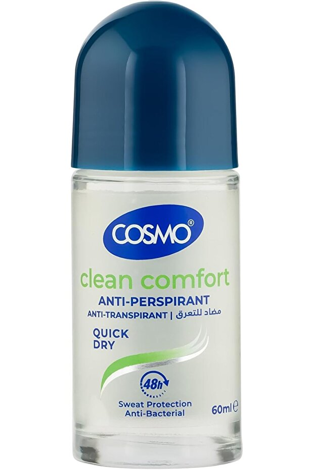 Clean Comfort Advanced Quick Dry Antiperspirant Roll-On Stick (60ml)