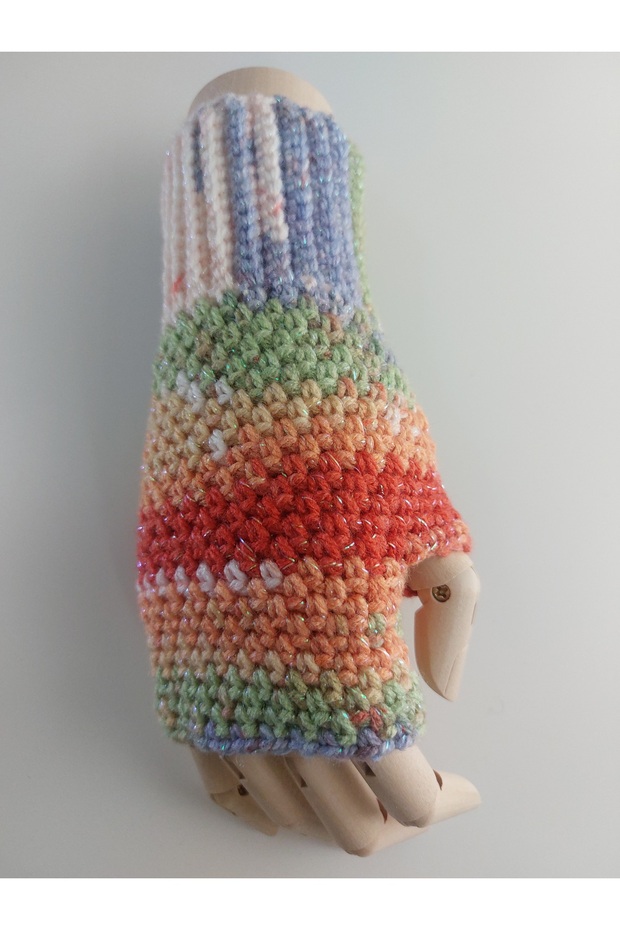 Elyapımı Örgü Eldiven - 3