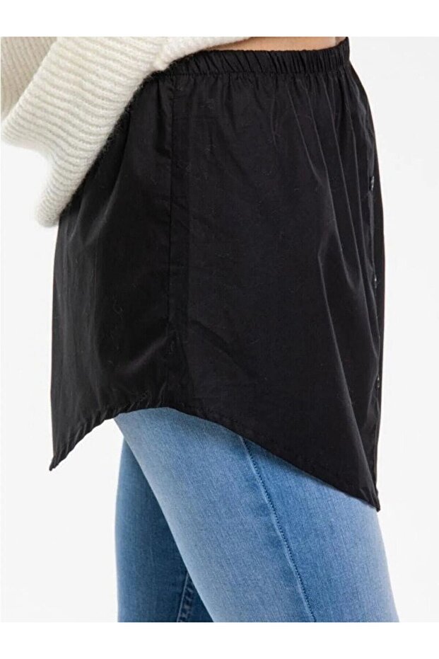 Half Shirt Bottom Black