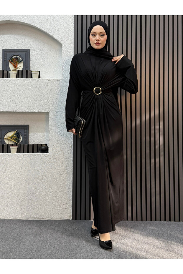 Ruby Sandy Elbise Siyah - 3