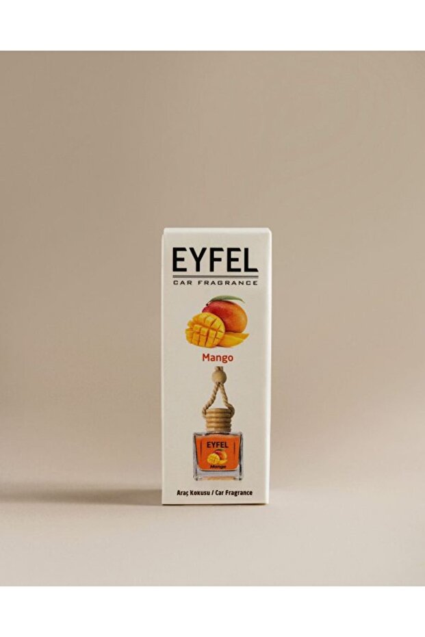 Sweet Mango Scent Hanging Car Air Freshener Deodorizer (10ml)