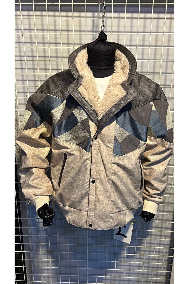 VİNTAGE KÜRKLÜ OVERSİZE MONT - 3