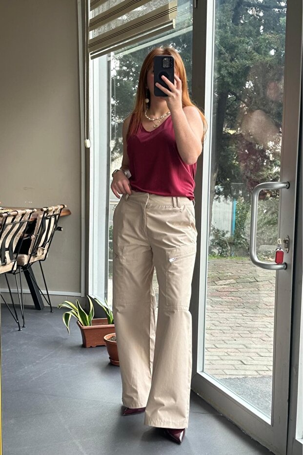 بنطلون واسع بجيوب كارجو - 3