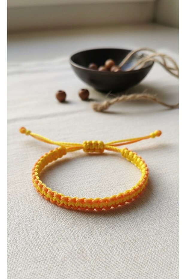 Sunlight Double Color Macrame Bracelet - 1