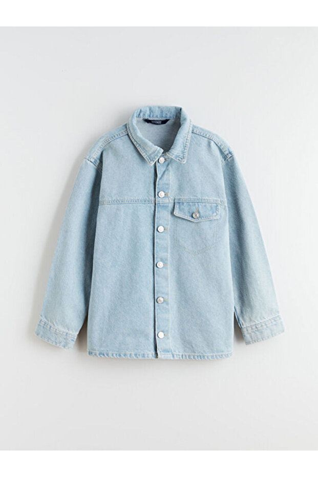 Long Sleeve Boys' Jean Shirt for Style Seekers from Uzg Store