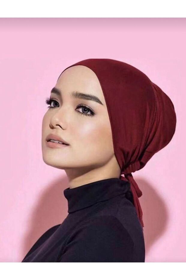 Inner Hijab Cap Cotton Adjustable Muslim Women's Underscarf - Cotton Undercap
