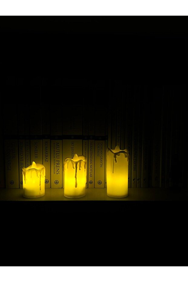 led ışıklı mum - 1