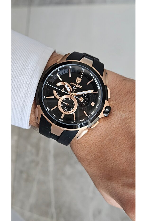 Silicone Band Sapphire Glass Chronometer Rym-83020 - Special Series - Quartz Men's Wristwatch