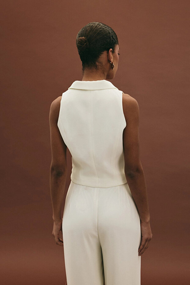 Eva Yelek - Ekru - 8