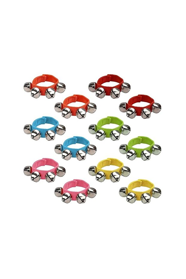 Customized Multi-colors Jingle Hand Wrist Bells for Kids Party
