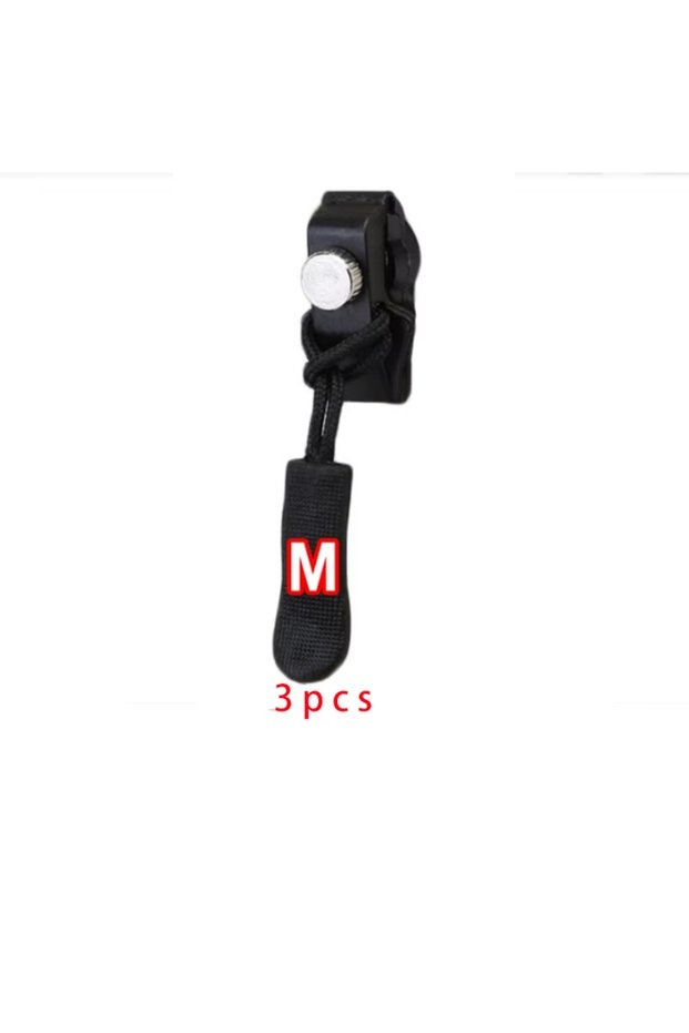 M 3pcs For Jacket Bags Coat Free Sewing Universal Zipper Repair Kit Quick Instant Detachable Zipper