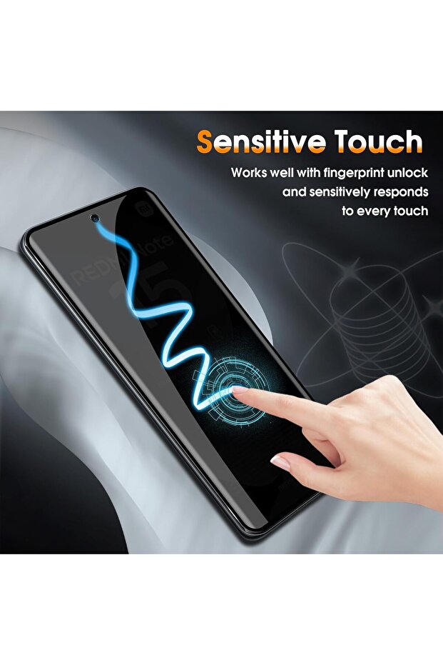 Redmi Note 15 Machine-Cut Thin Gelatin Ghost Screen Protector - Camera Part Open - 6