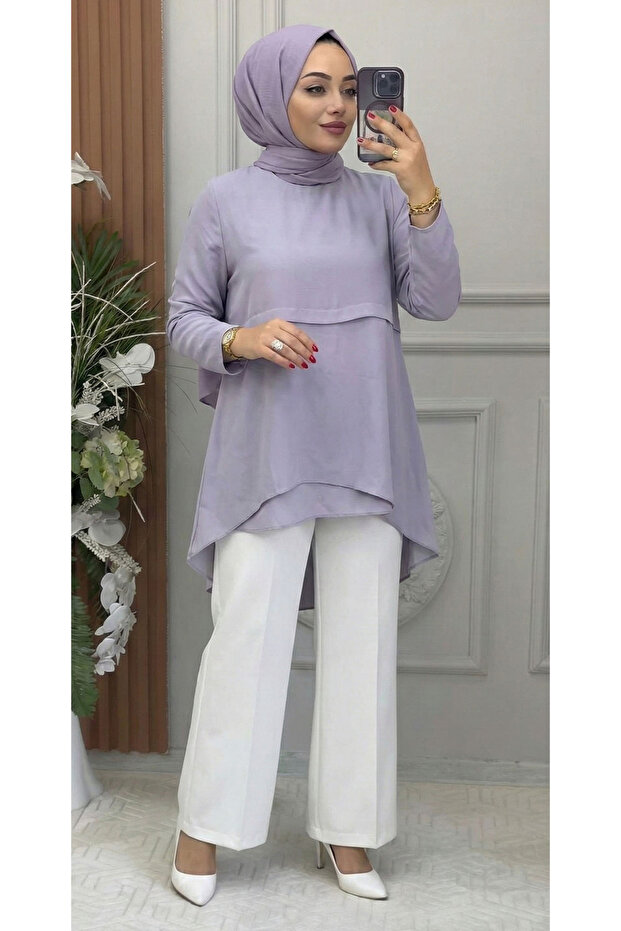 KREP KADIN TUNİK - 1