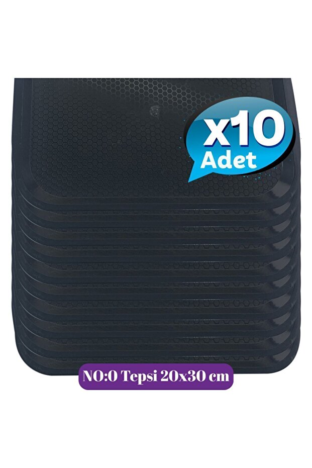 10 قطع صينية تقديم وتقديم مقاس 20x30 سم، رقم 0، حجم صغير