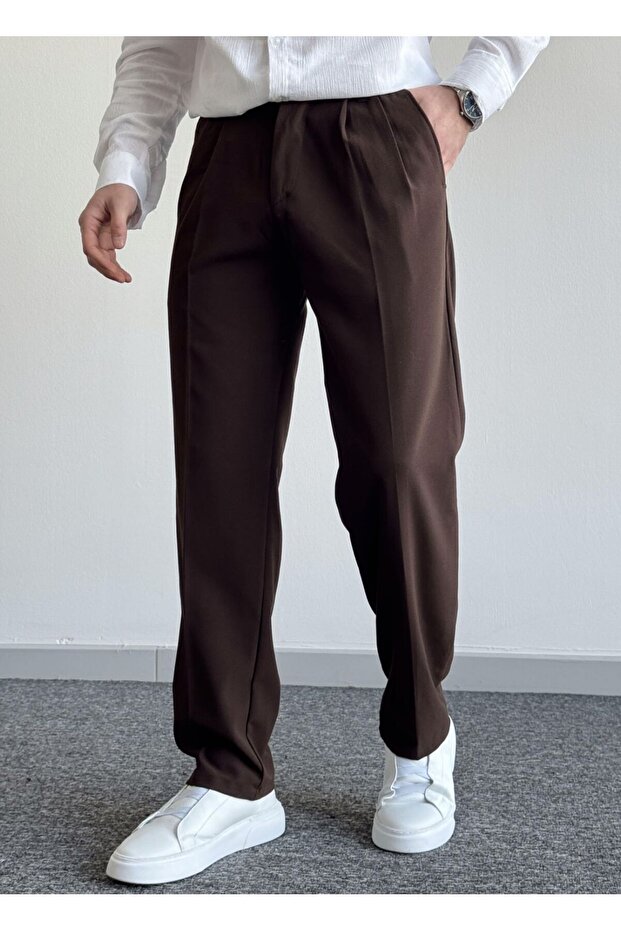 Arabic Style Pleated Classic Baggy Trousers Pl14 2026