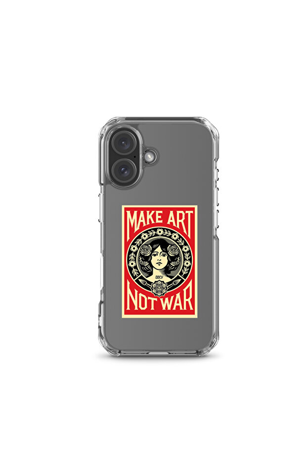 غطاء هاتف مطبوع بتصميم فني متوافق مع آيفون 16 - 1