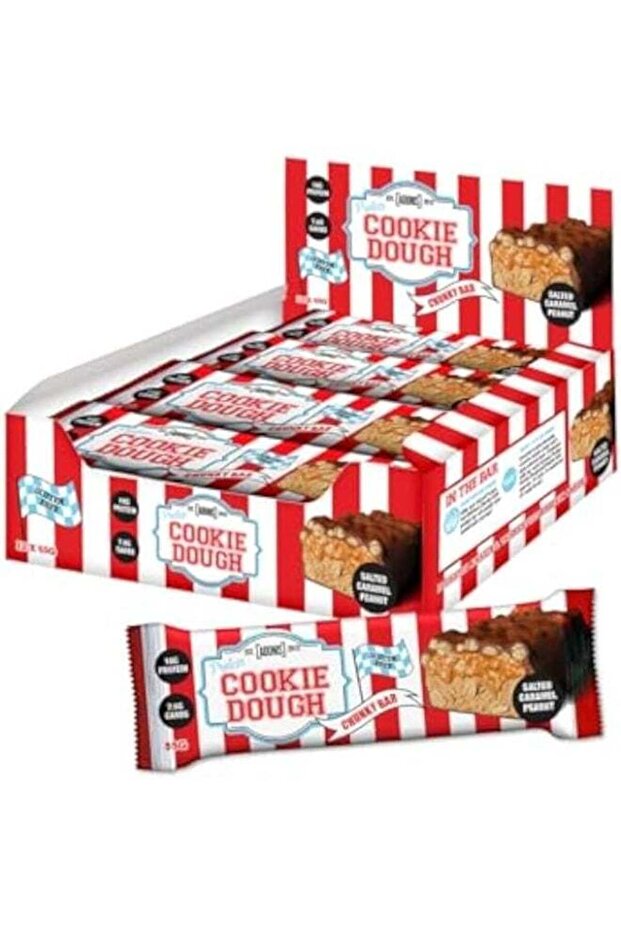 Caramel Peanut Butter | Protein Cookie Dough Bar 55g, 12-Pack
